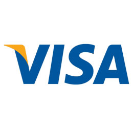 Logo typographique Visa