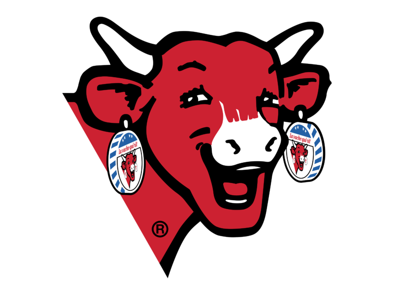 Logo mascotte La vache qui rit